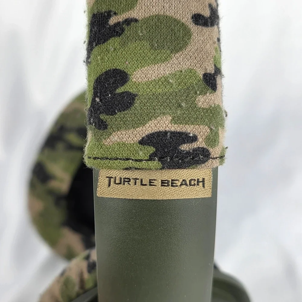 Turtle Beach Recon 50p Gaming Headset‎ (works) Olive Green Camo- MIC NOT WORKING